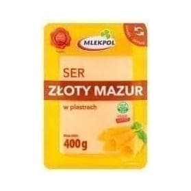 Сир нарізка злотий мазур 400гр (24)