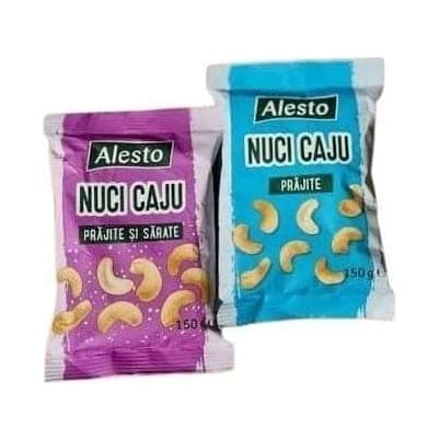 Горішки Алесто кешю сіль і без 40шт